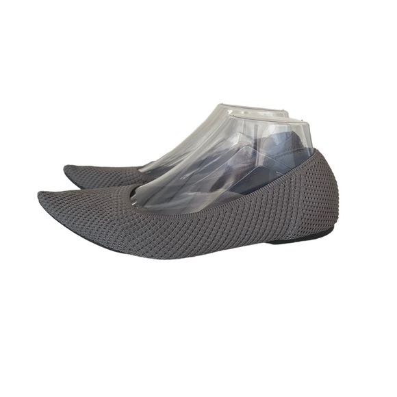 Alfani Womens Flats Grey Knit Step N Flex Poppy Pointed Toe Ballet Size 9M - Picture 3 of 15